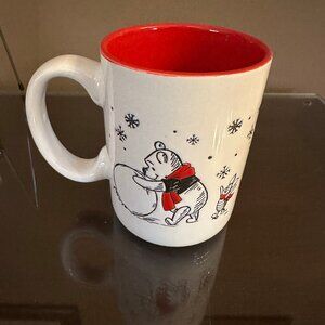 DISNEY Winnie the Pooh & Friends Snowball Christmas Coffee/Tea Mug